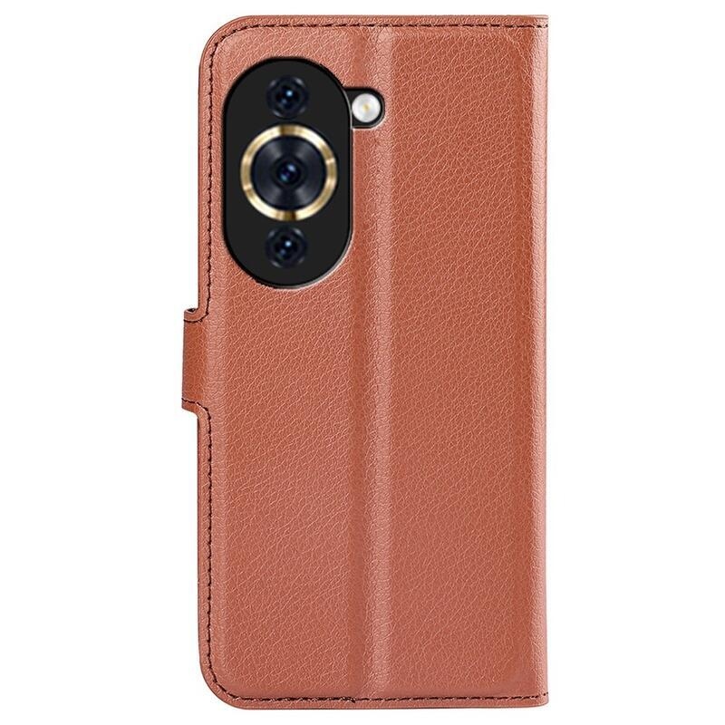 Litchi pénztárca tok Huawei Nova 10 - barna