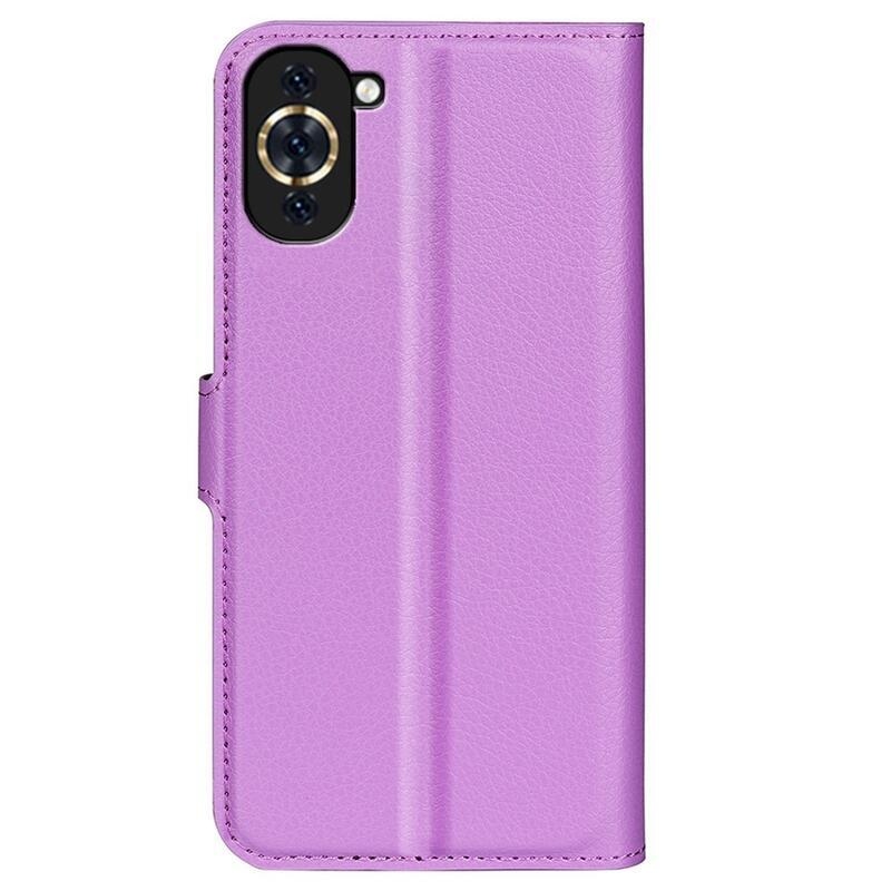 Litchi pénztárca tok Huawei Nova 10 Pro-hoz - lila