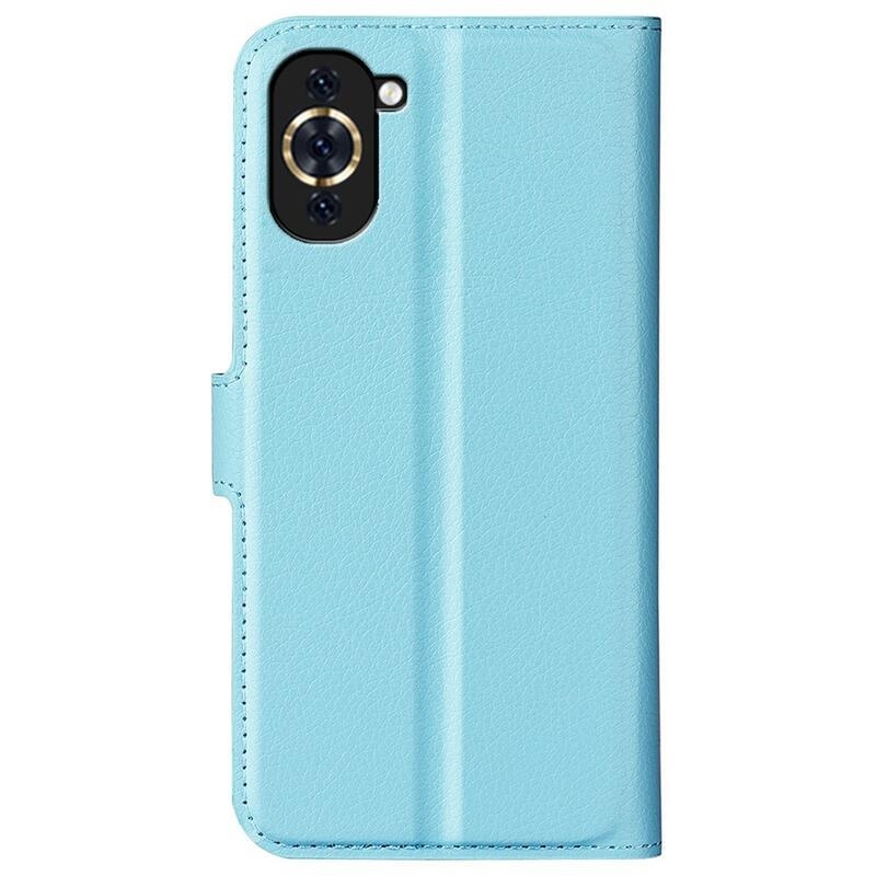 Litchi pénztárca tok Huawei Nova 10 Pro-hoz - kék