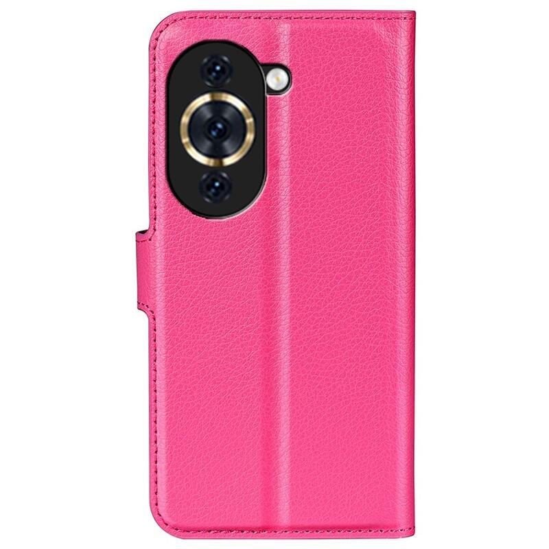 Litchi pénztárca tok Huawei Nova 10 - rózsaszínű