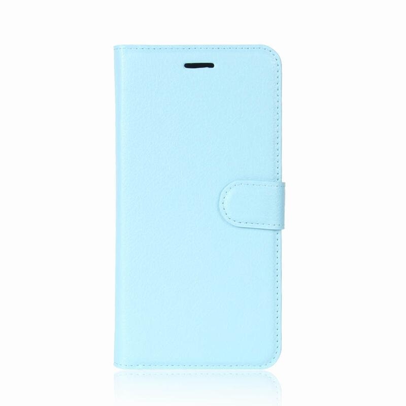 Litchi pénztárca tok Huawei P30 Lite-hoz - kék