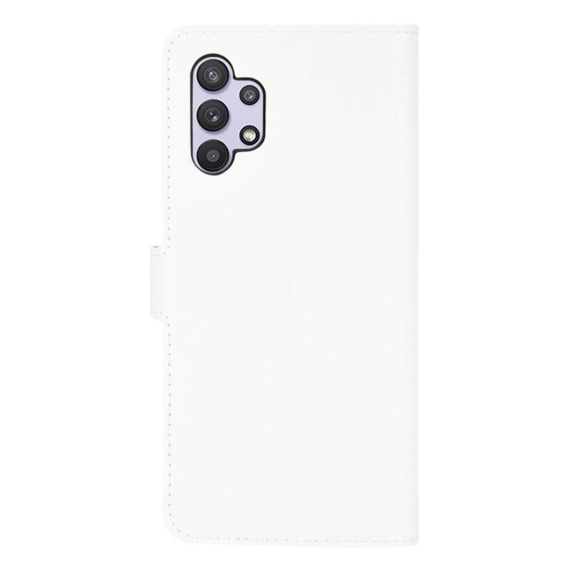 Litchi pénztárca tok Samsung Galaxy A32 4G - fehér