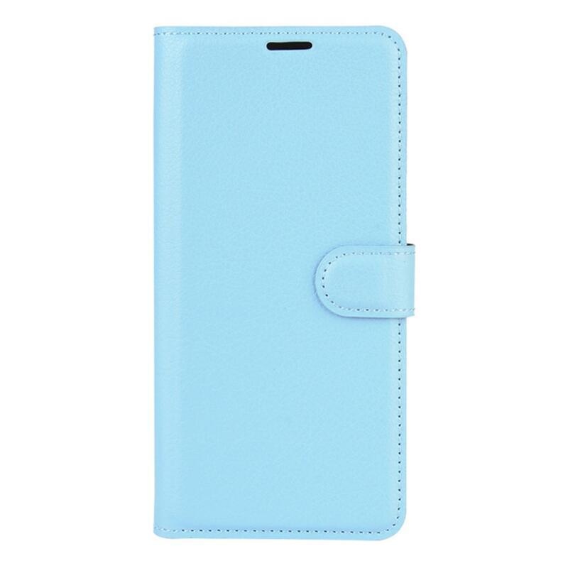 Litchi pénztárca tok Samsung Galaxy A32 4G készülékhez - kék