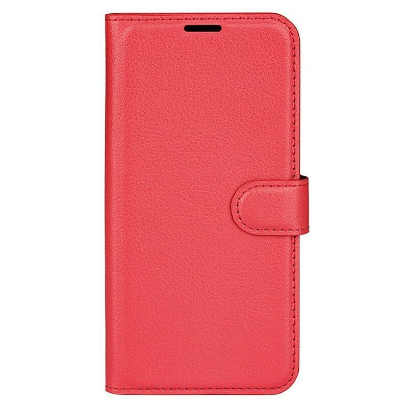 Litchi pénztárca tok Xiaomi Redmi A1/Redmi A2 - piros