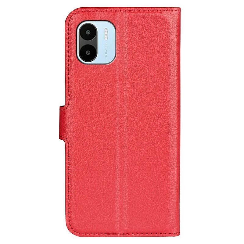 Litchi pénztárca tok Xiaomi Redmi A1/Redmi A2 - piros