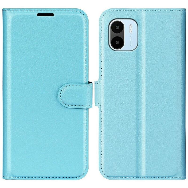 Litchi pénztárca tok Xiaomi Redmi A1/Redmi A2 - kék