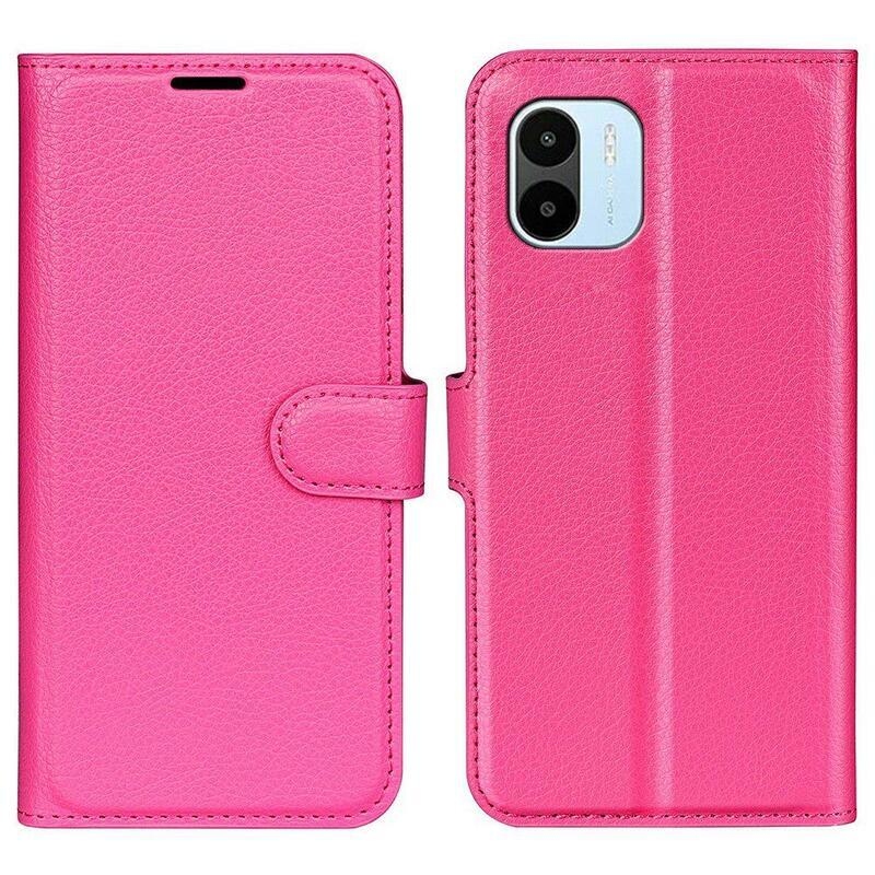 Litchi pénztárca tok Xiaomi Redmi A1/Redmi A2 - rózsaszínű