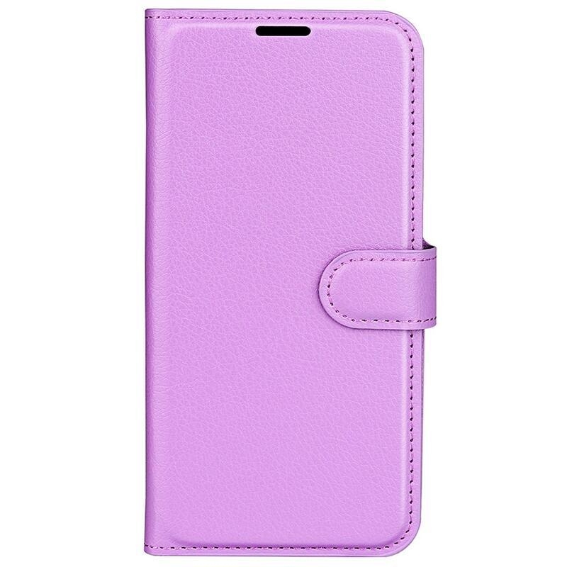 Litchi pénztárca tok Xiaomi Redmi Note 11 Pro 4G/5G - lila