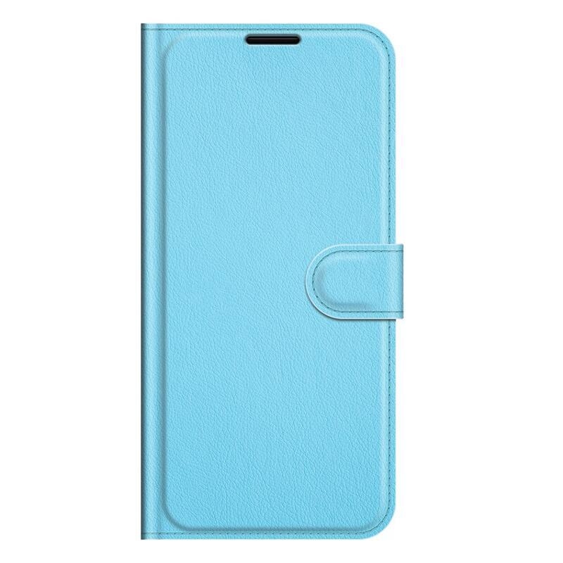 Litchi PU bőr pénztárca tok Nokia XR20 készülékhez - kék