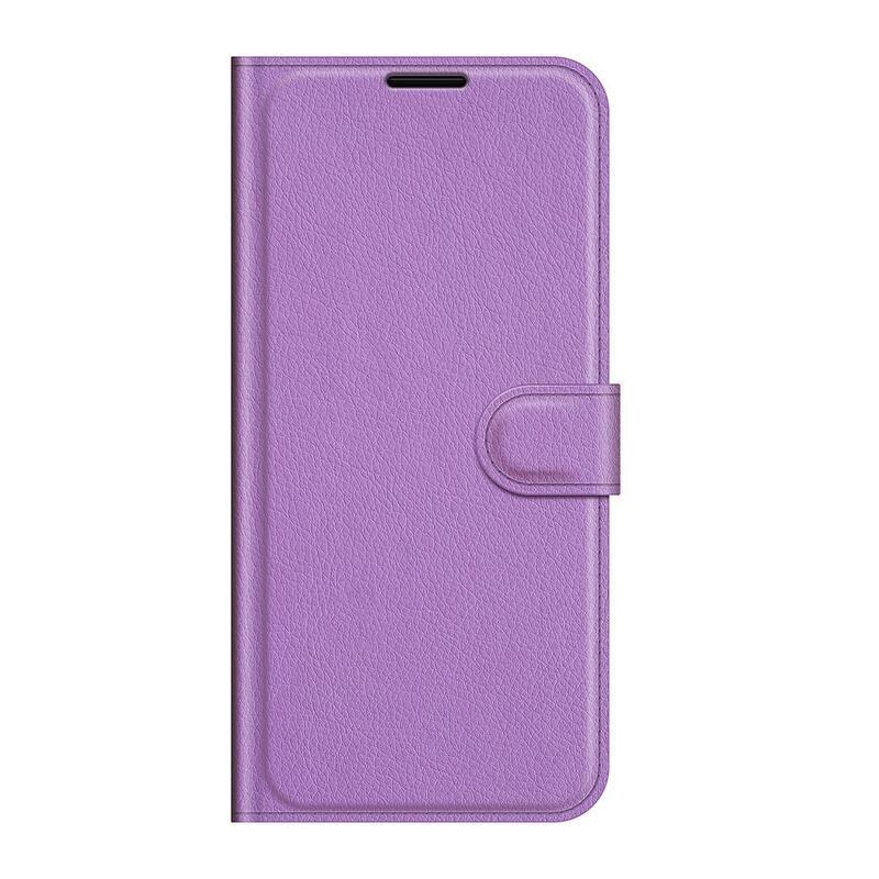 Litchi PU bőr pénztárca tok Xiaomi Mi 11 Lite 4G/5G/Mi 11 Lite 5G NE mobiltelefonhoz - lila