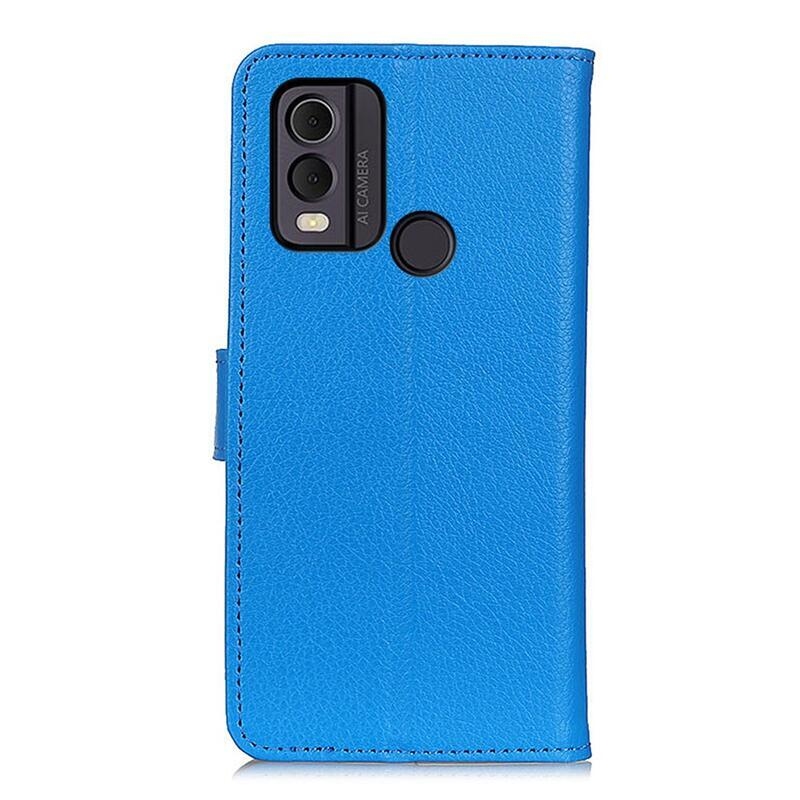 Litchie könyvtáska Nokia C22 készülékhez - kék