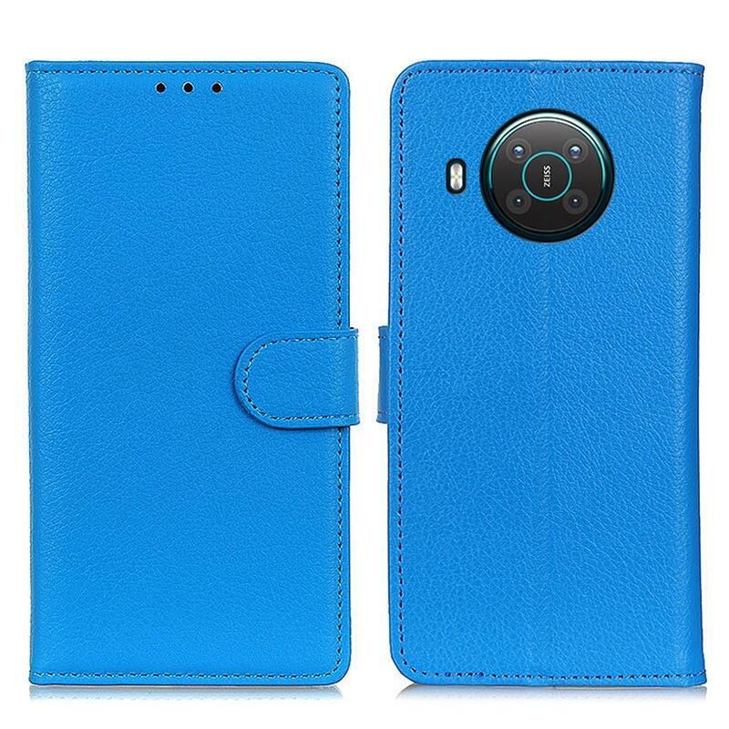 Litchie könyvtáska Nokia X10/X20 készülékhez - kék