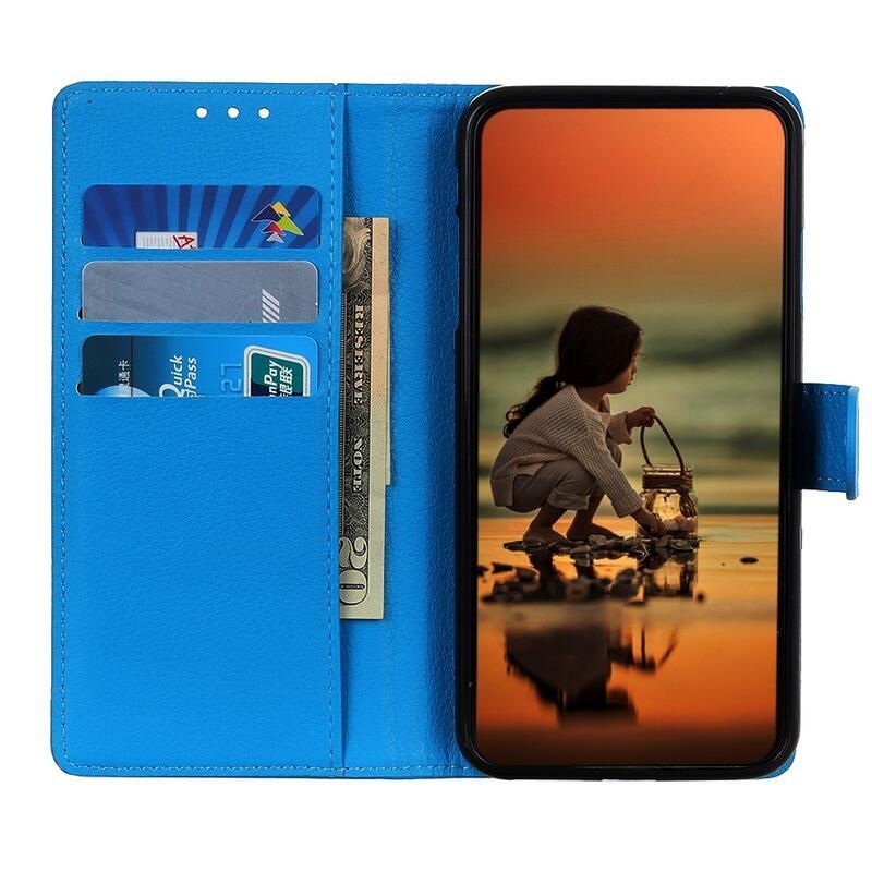 Litchie könyvtáska Nokia X10/X20 készülékhez - kék