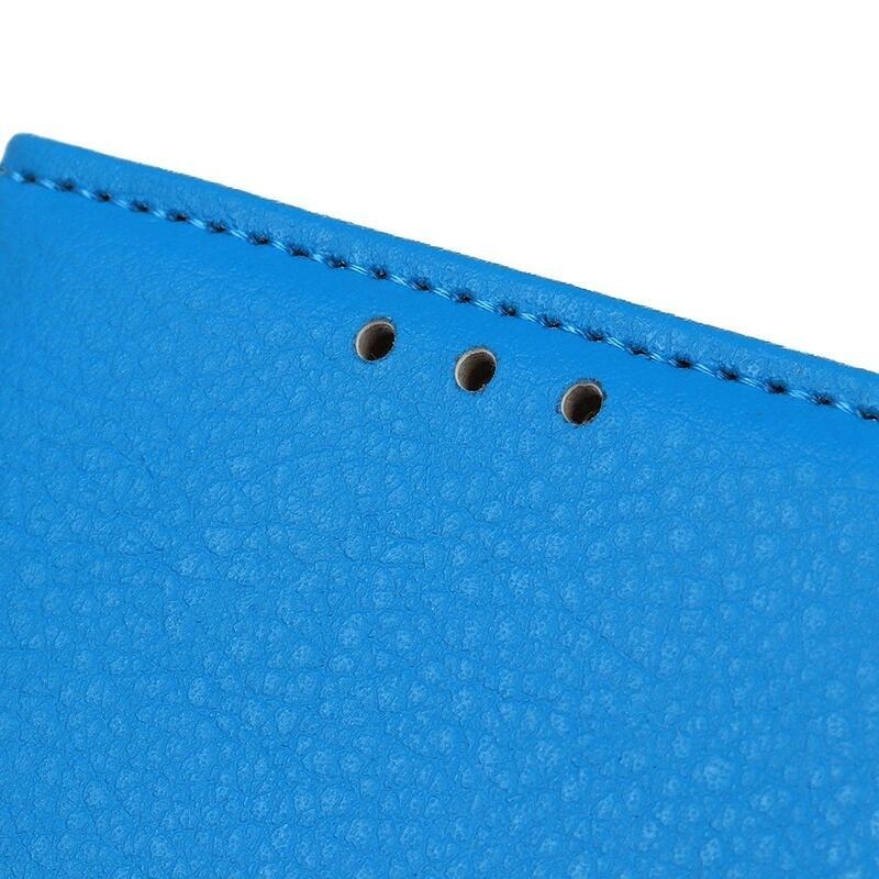 Litchie könyvtáska Samsung Galaxy Xcover 6 Pro készülékhez - kék
