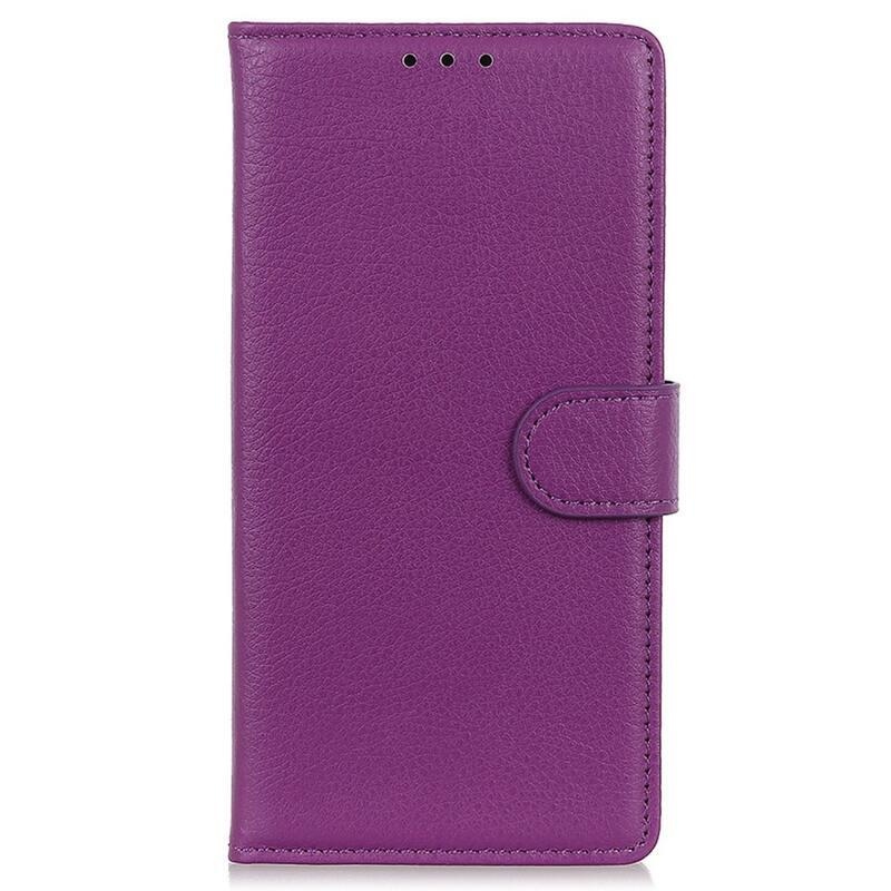 Litchie könyv tok Xiaomi Redmi Note 12S-hez - lila