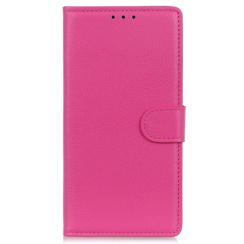 Litchie könyv tok Xiaomi Redmi Note 12S-hez - rózsaszínű