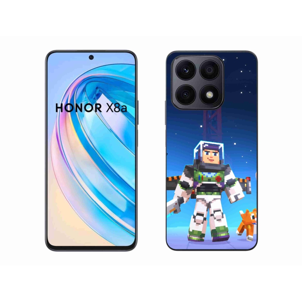 Zselés borítás mmCase a Honor X8a számára - minecraft 2