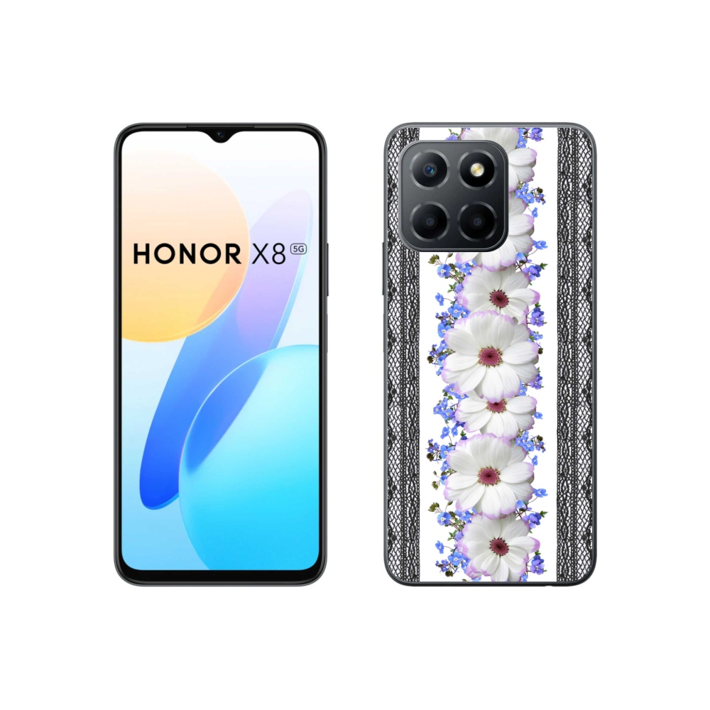 Zselés borítás mmCase a Honor X8 5G/70 Lite 5G számára - virágok 8