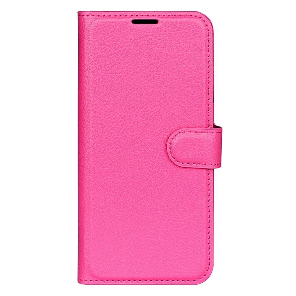 Litchi könyv tok Xiaomi Redmi Note 14 5G - rózsa