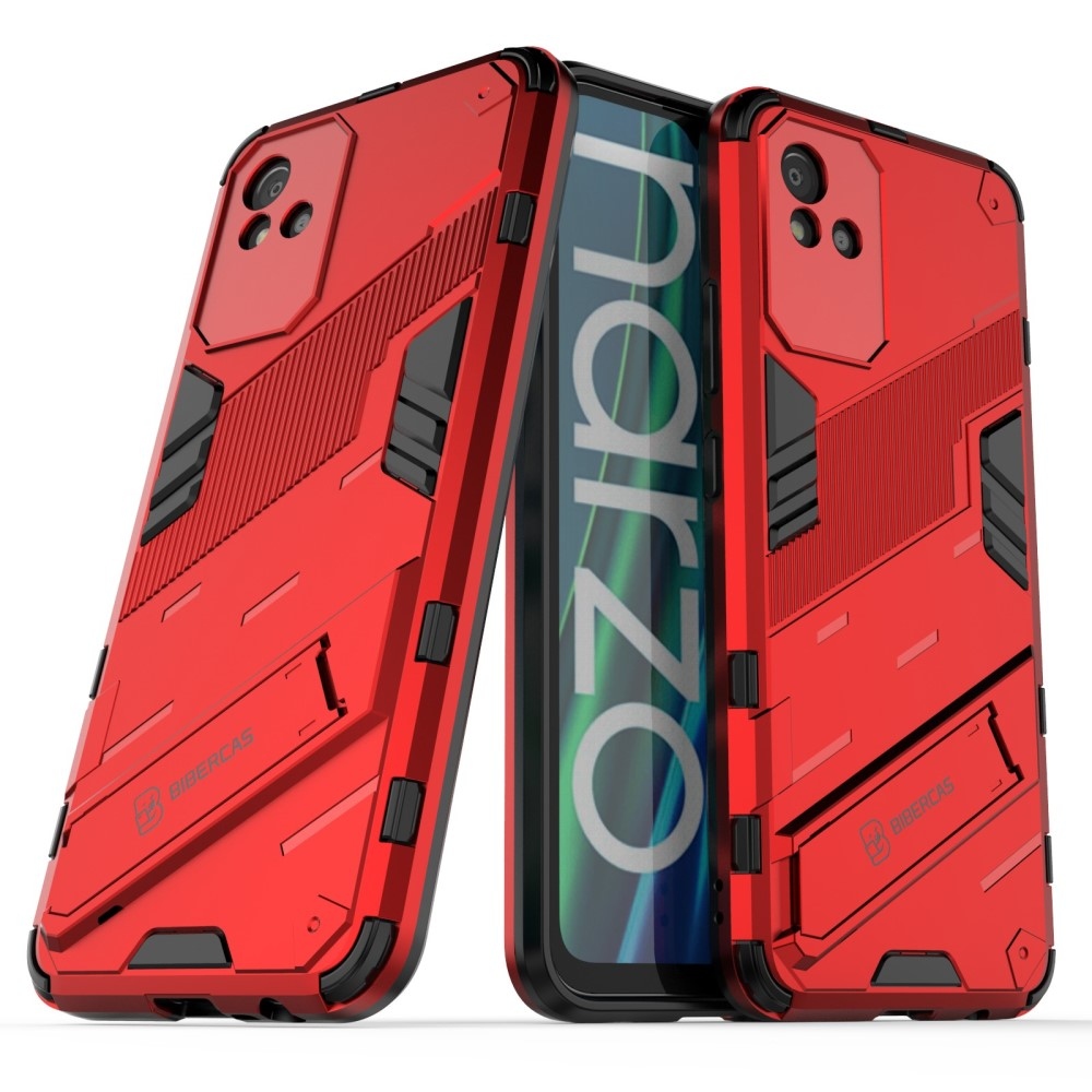 Armory tartós borítás a Realme Narzo 50i készülékhez - piros