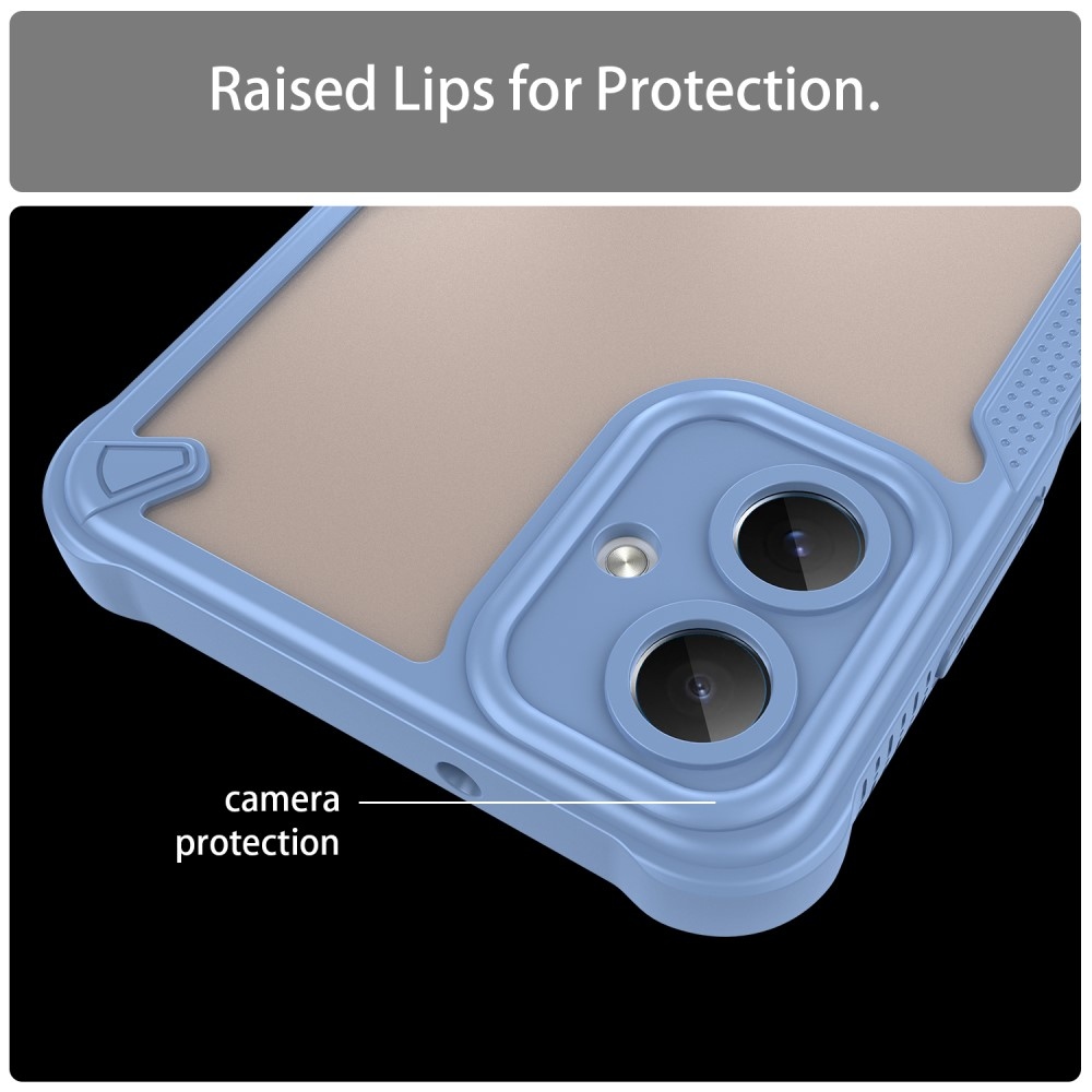 Fagyasztott tartós borítás Samsung Galaxy A06 4G készülékhez - kék