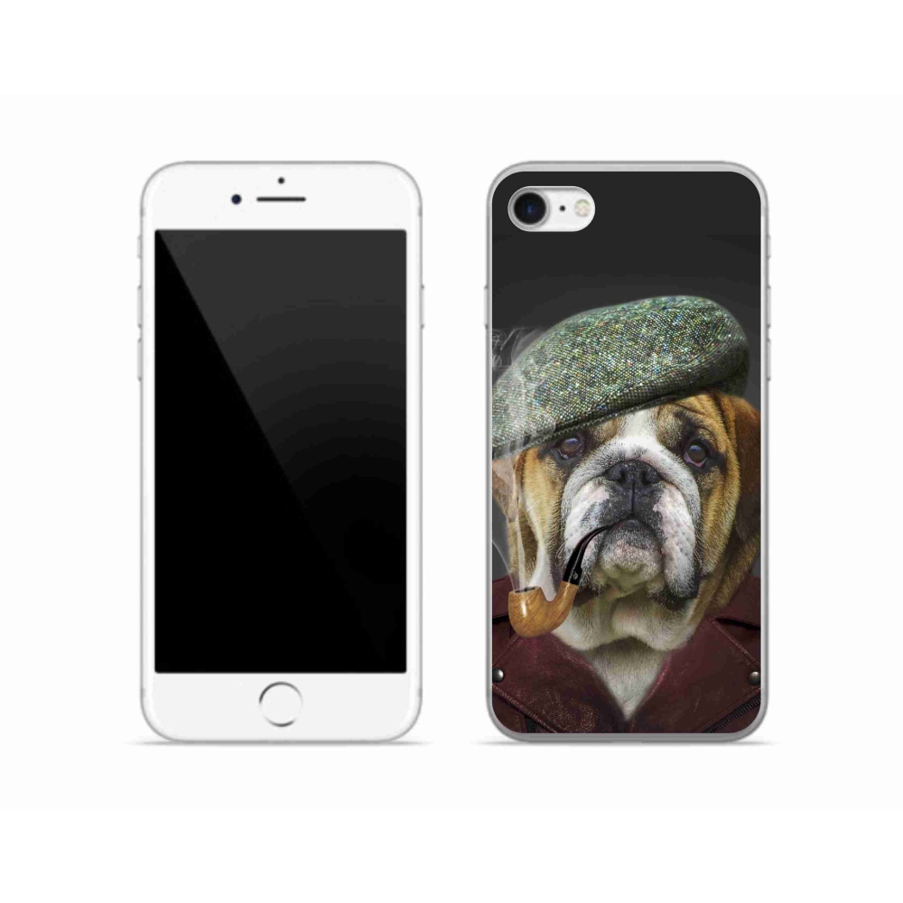 Zselés borítás mmCase iPhone SE (2020) - kutya csővel
