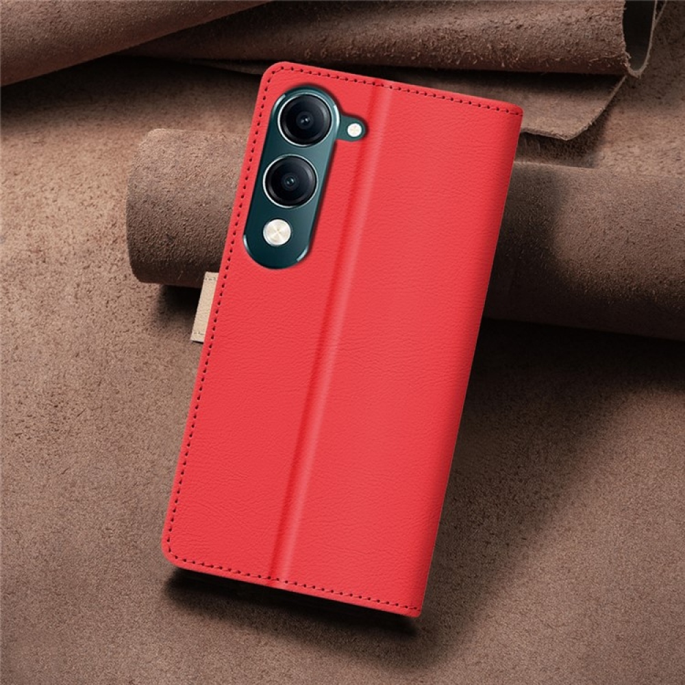BNF DUO könyvtáska Vivo Y29s 5G-hez - piros