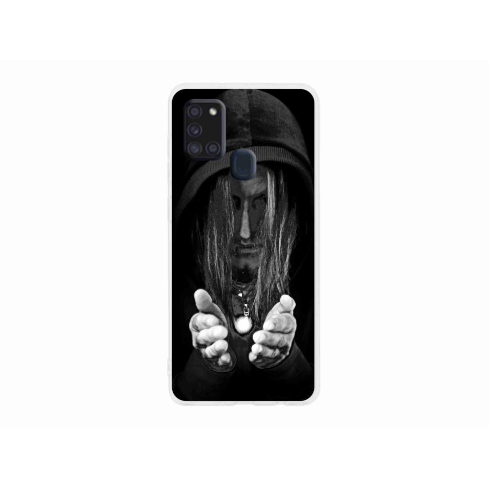 Gél borítás mmCase Samsung Galaxy A21s - titokzatos személy számára