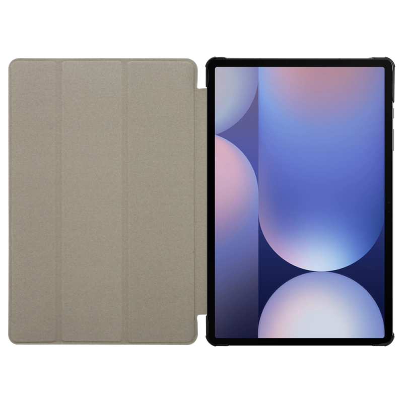 Tactical Book Tri Fold Case for Samsung Galaxy Tab S9/S9 FE/S10 FE/S10 Lite Fekete