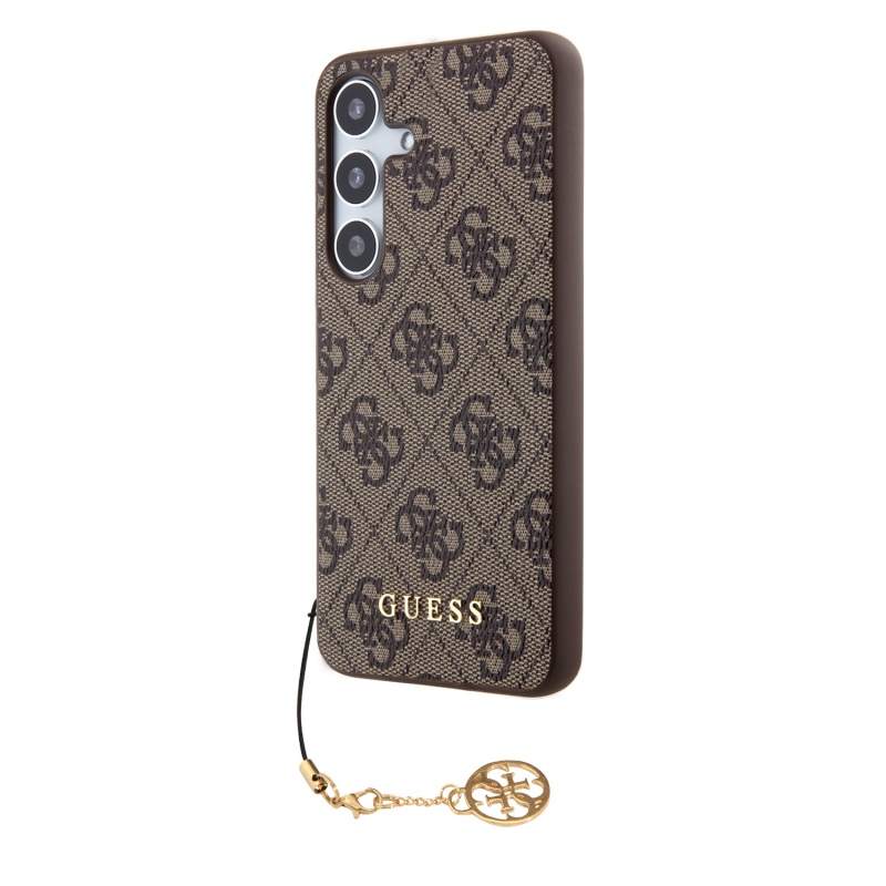 Guess 4G Charm hátlap Samsung Galaxy S24 barna hátlap Samsung Galaxy S24 barna