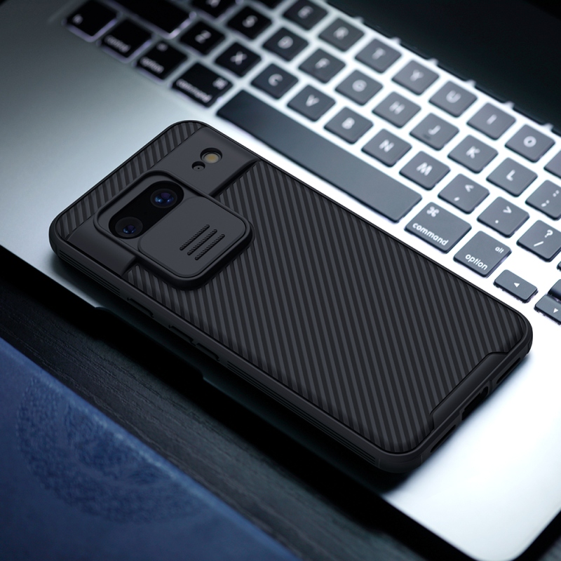 Nillkin CamShield PRO hátlap a Google Pixel 8-hoz Fekete