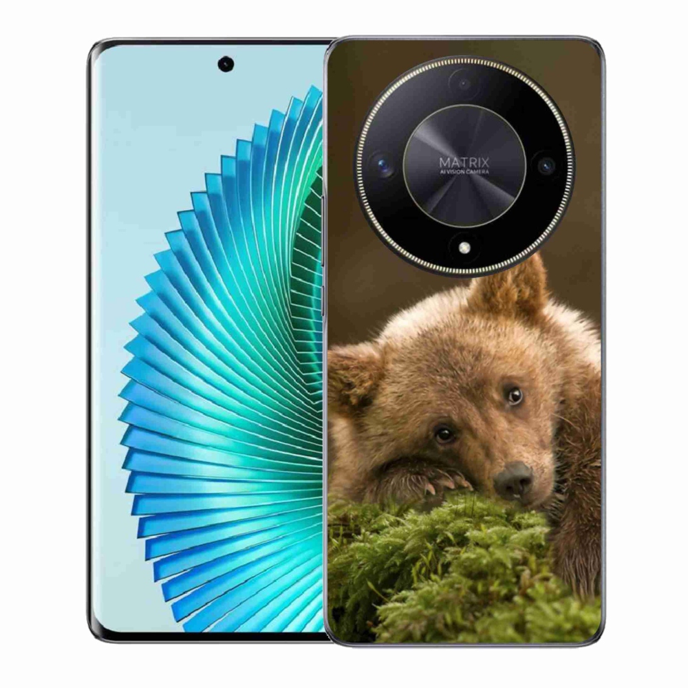 Zselés borítás mmCase a Honor Magic 6 Lite 5G számára - medve