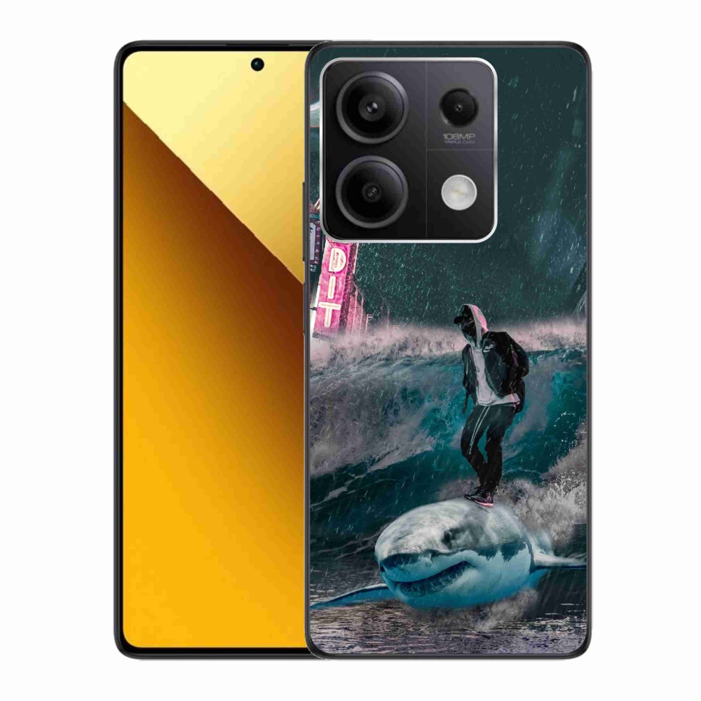 Gél borítás mmCase a Xiaomi Redmi Note 13 5G-hez - cápa