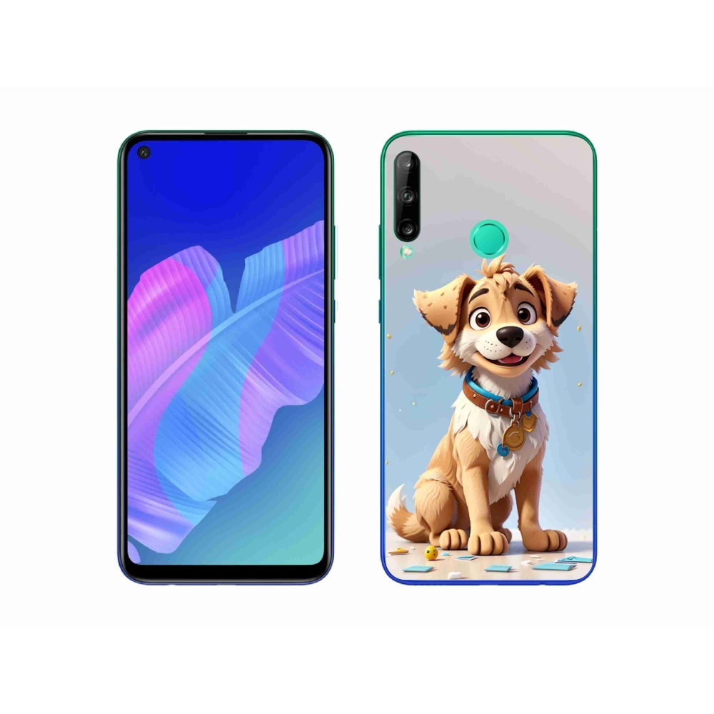 Gél borítás mmCase a Huawei P40 Lite E - rajzfilm kölyökkutyához
