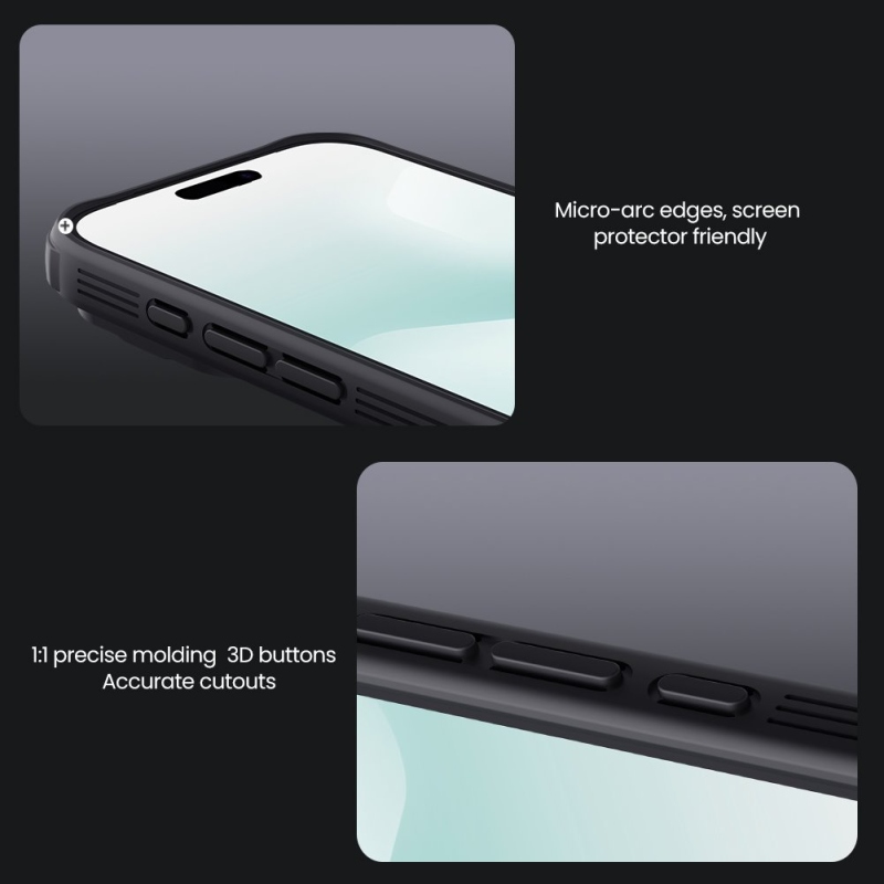 Nillkin CamShield PRO hátlap az Apple iPhone 17 Pro készülékhez Fekete