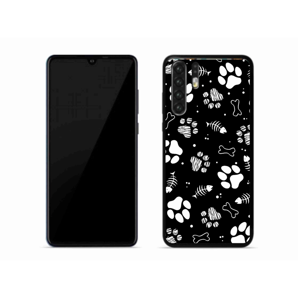 Gél borítás mmCase a Huawei P30 Pro készülékhez - kutyamancsok