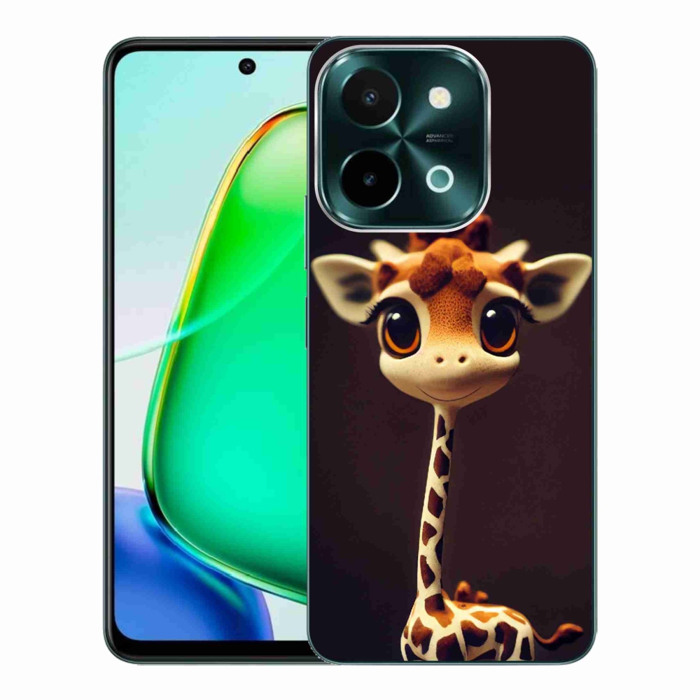 Zselés borítás mmCase a Vivo Y28-hoz - kis zsiráf