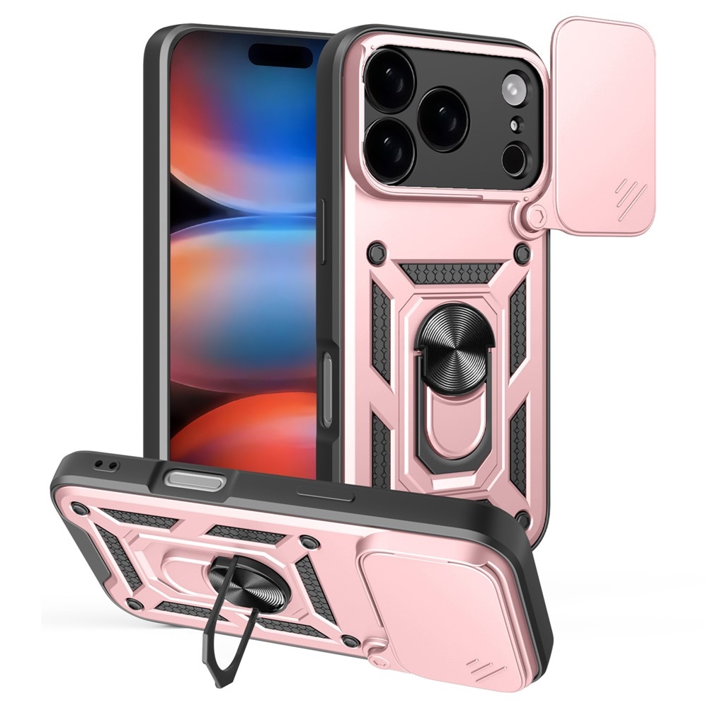 Ring tartós borító iPhone 17 Pro készülékhez - rózsaarany
