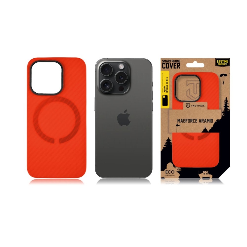 Taktikai MagForce Aramid Bloody Mary Limited Edition borító az Apple iPhone 14 Pro készülékhez