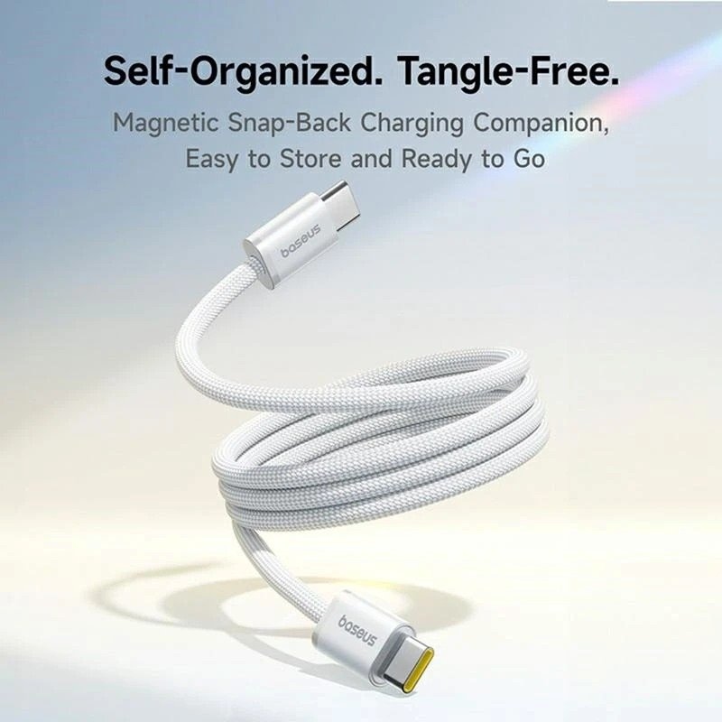 Baseus Dynamic 4 Pro Series adatkábel USB-C - USB-C 100W 1m Hold fehér