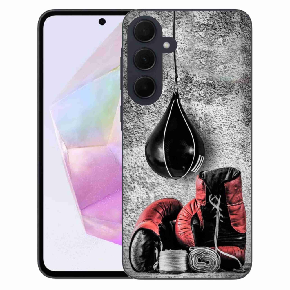 Gél borítás mmCase Samsung Galaxy A35 5G - bokszzsák és kesztyű - Samsung Galaxy A35 5G számára