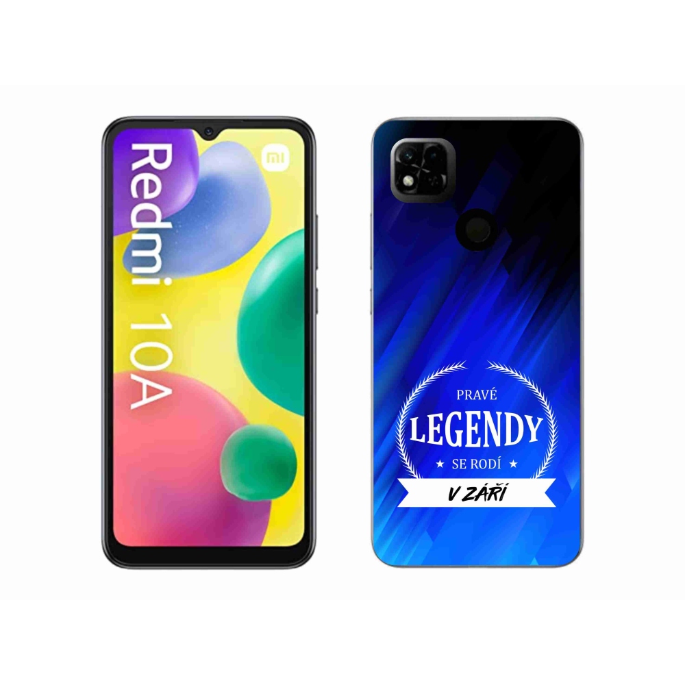 Gél borítás mmCase a Xiaomi Redmi 10A - Legendák szeptemberben kék háttérrel