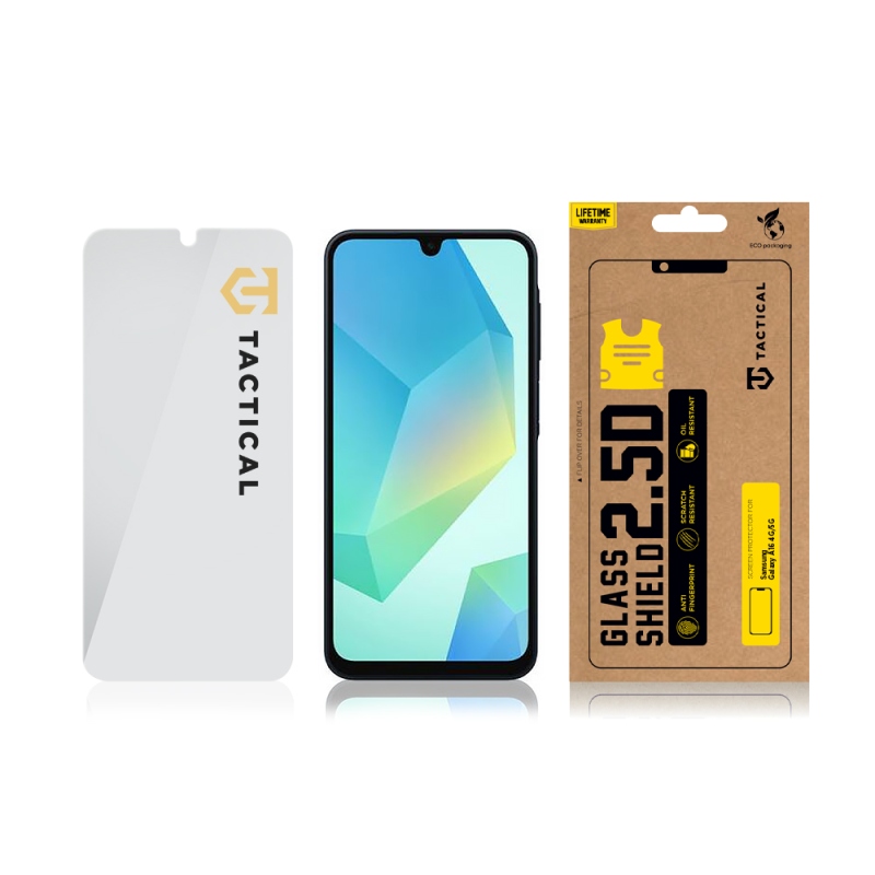 Taktikai üvegpajzs 2.5D üveg Samsung Galaxy A16 5G számára Tiszta
