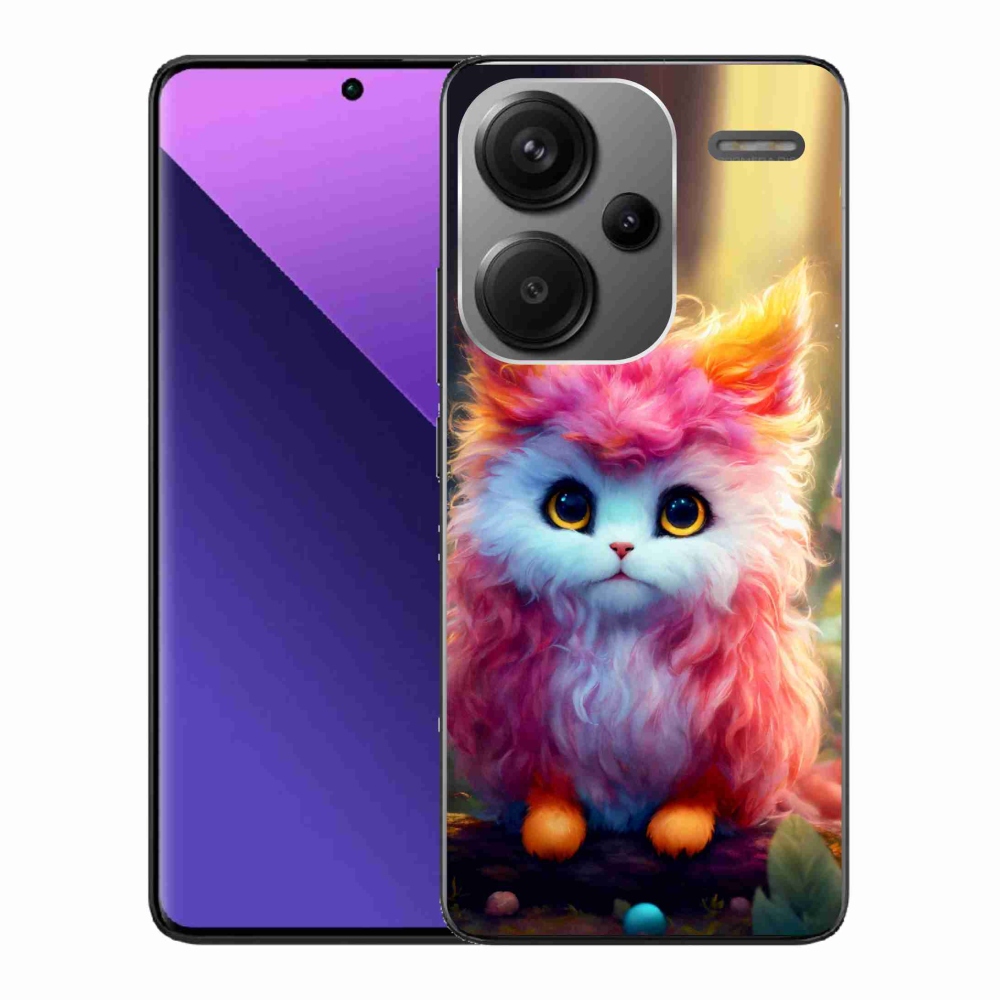 Gél borítás mmCase a Xiaomi Redmi Note 13 Pro+ 5G számára - aranyos cica 5