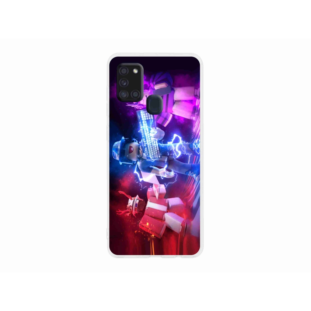 Gél borítás mmCase Samsung Galaxy A21s készülékhez - roblox