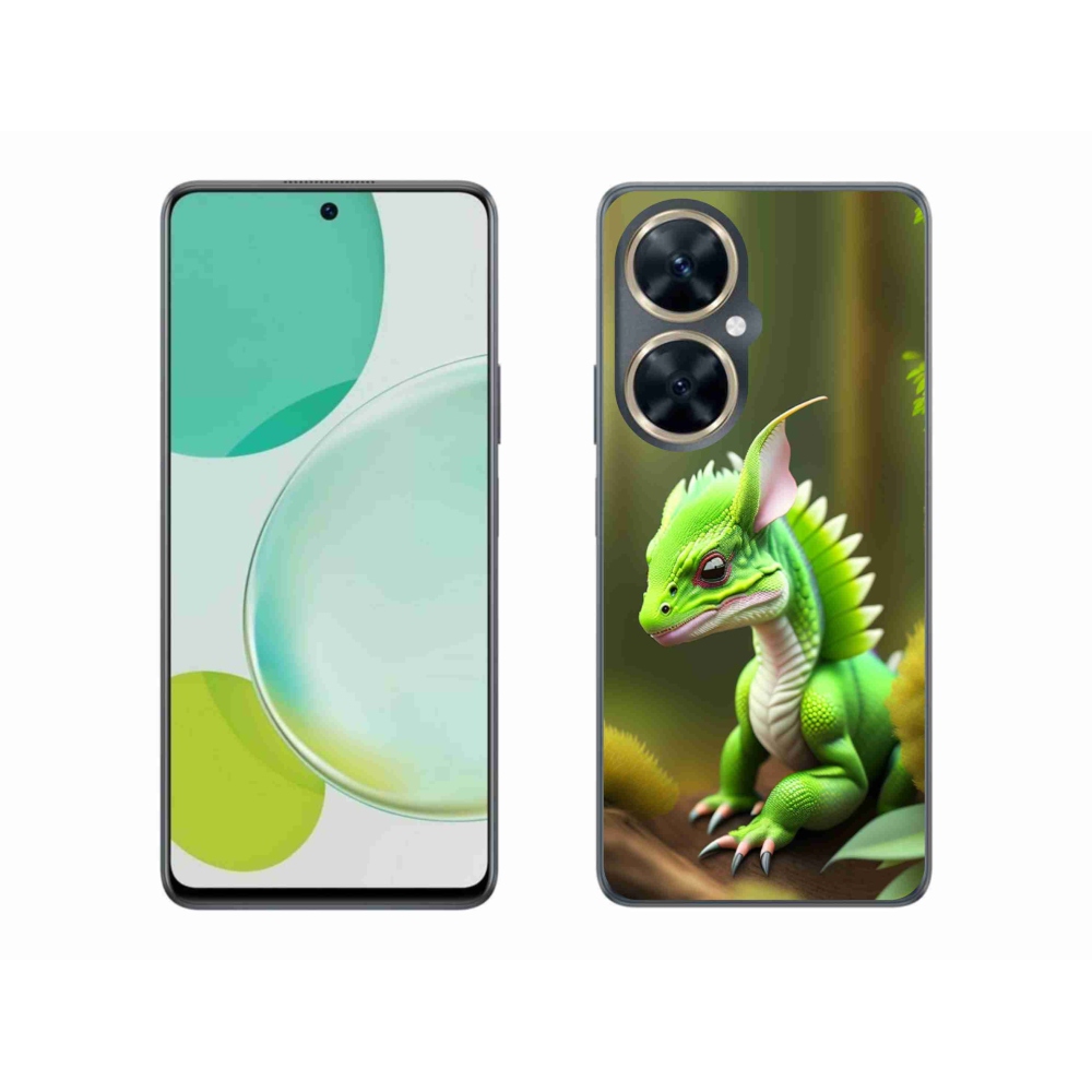 Gél borítás mmCase a Huawei Nova 11i készülékhez - zöld sárkány
