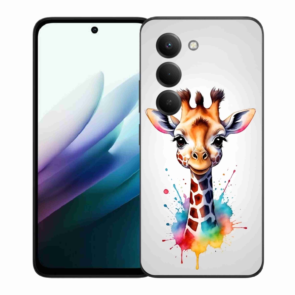 Gél borítás mmCase a Xiaomi Redmi 15 4G/5G (171mm) - zsiráf 1