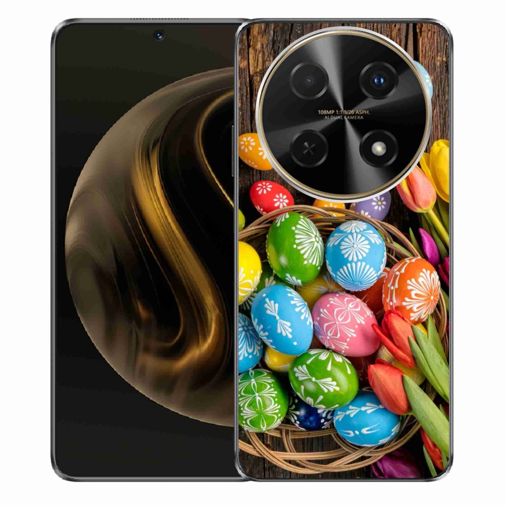 Gél borítás mmCase a Huawei Nova 12i készülékhez - Húsvéti tojások