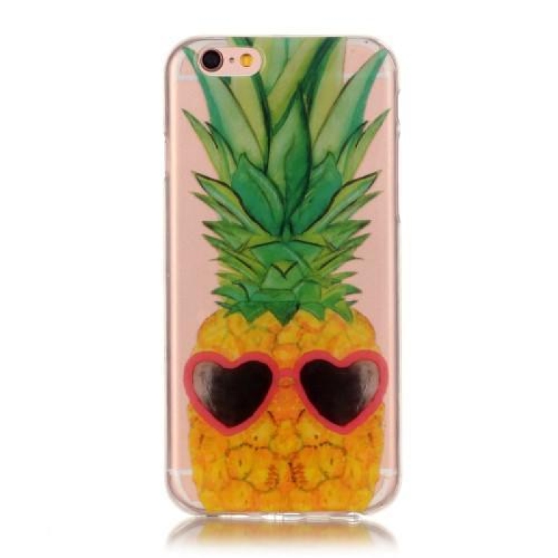 Szerencsés zselés tok iPhone 6 és iPhone 6s készülékhez - ananász