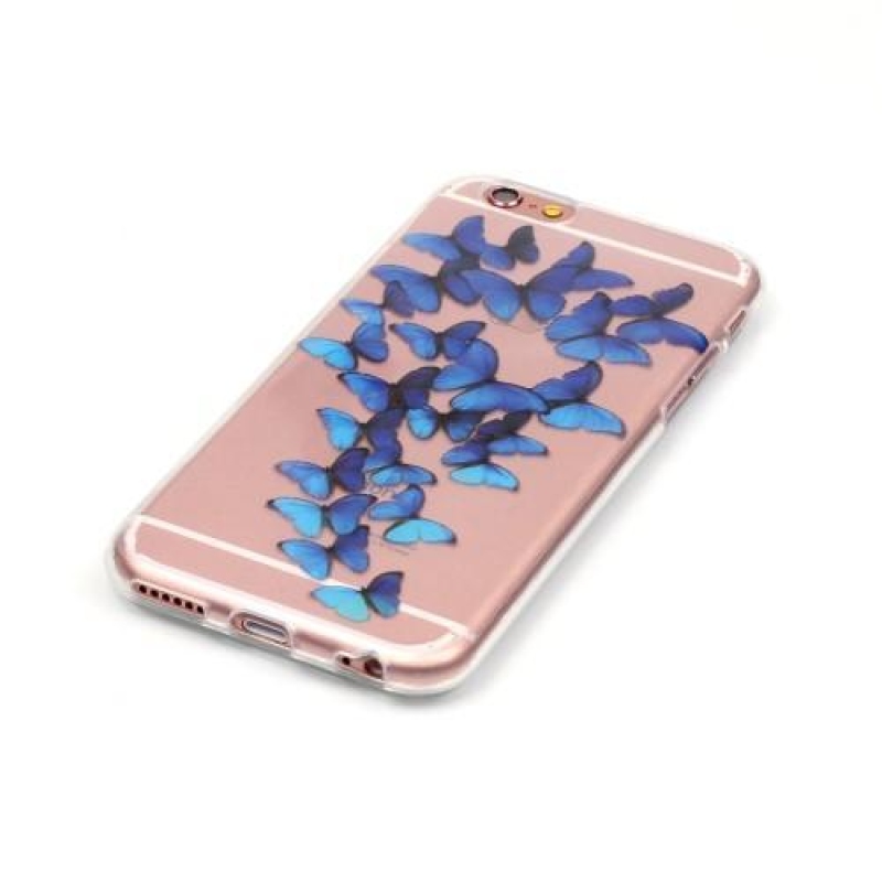 Szerencsés zselés tok iPhone 6 és iPhone 6s készülékhez - pillangók